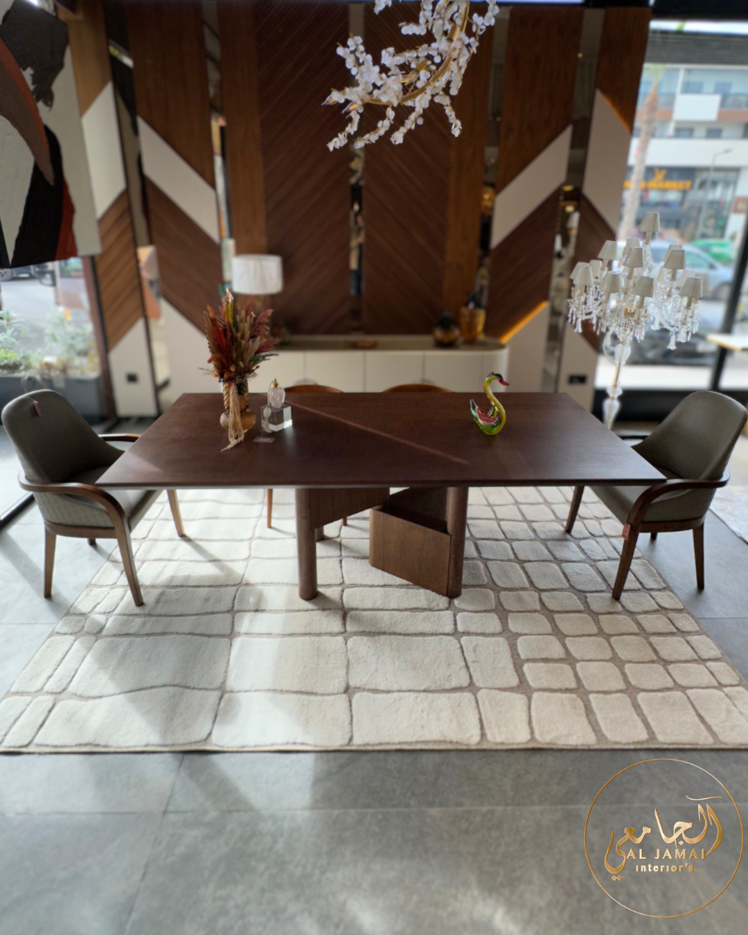 Table a manger bois noyer