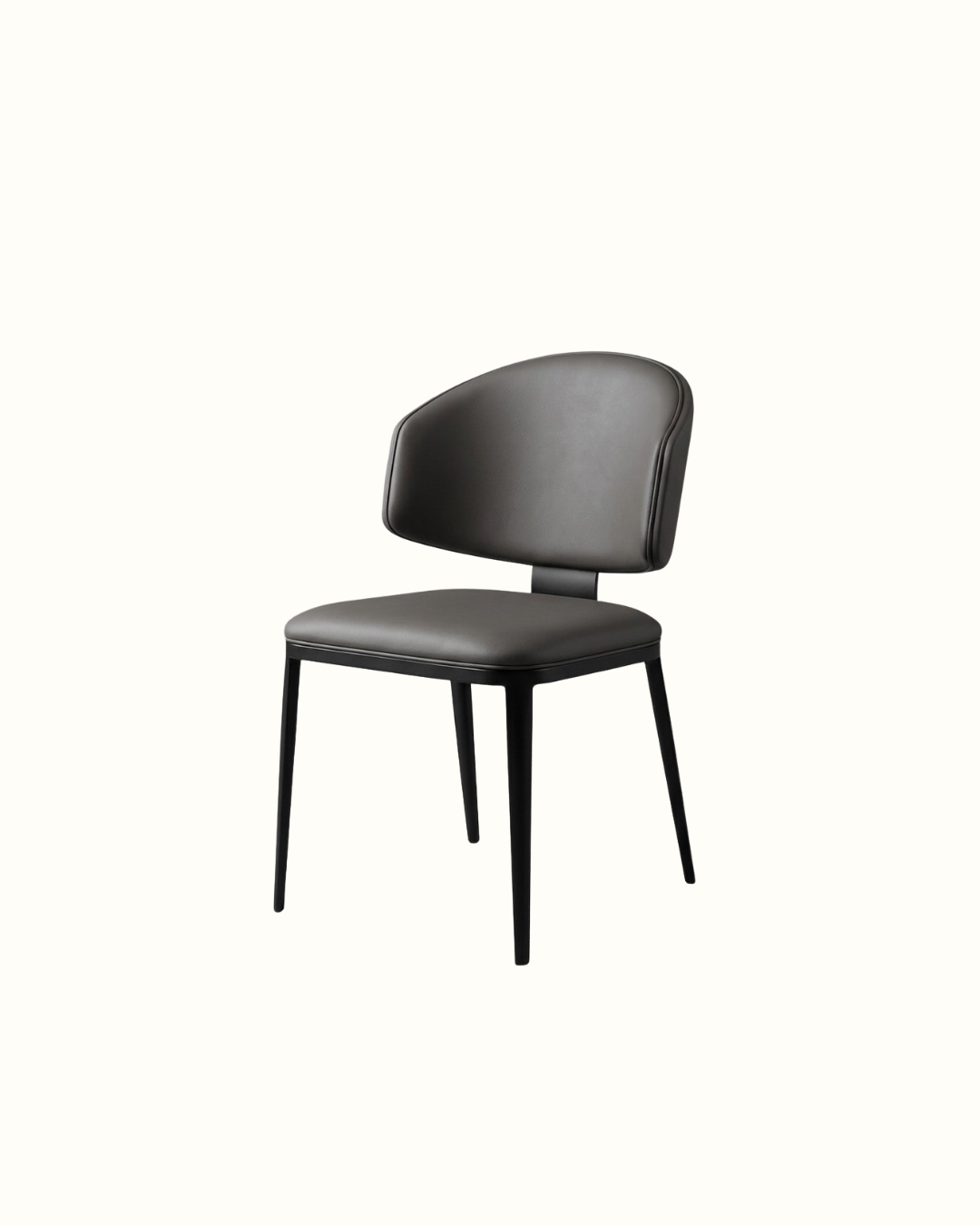Chaise coque incurvée