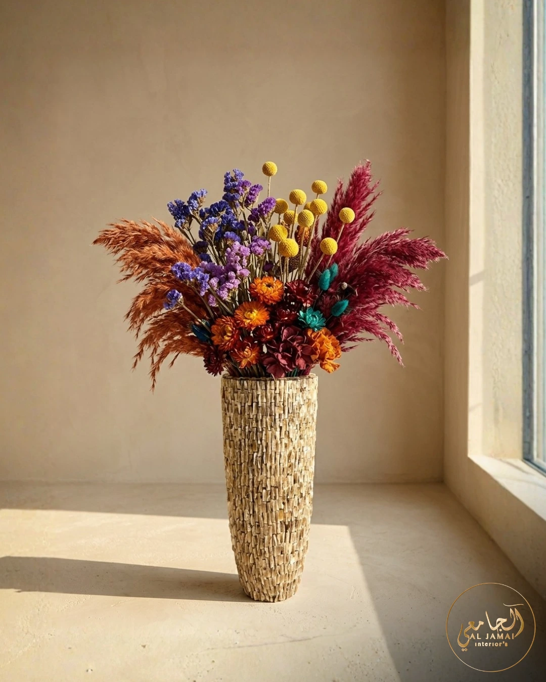 Vase texturé naturel